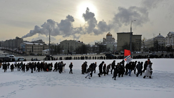 Митинг и шествие За честные выборы в Москве